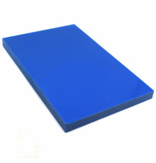 Knife handle pads G-10 BLUE (blue) 127x80x9.5mm